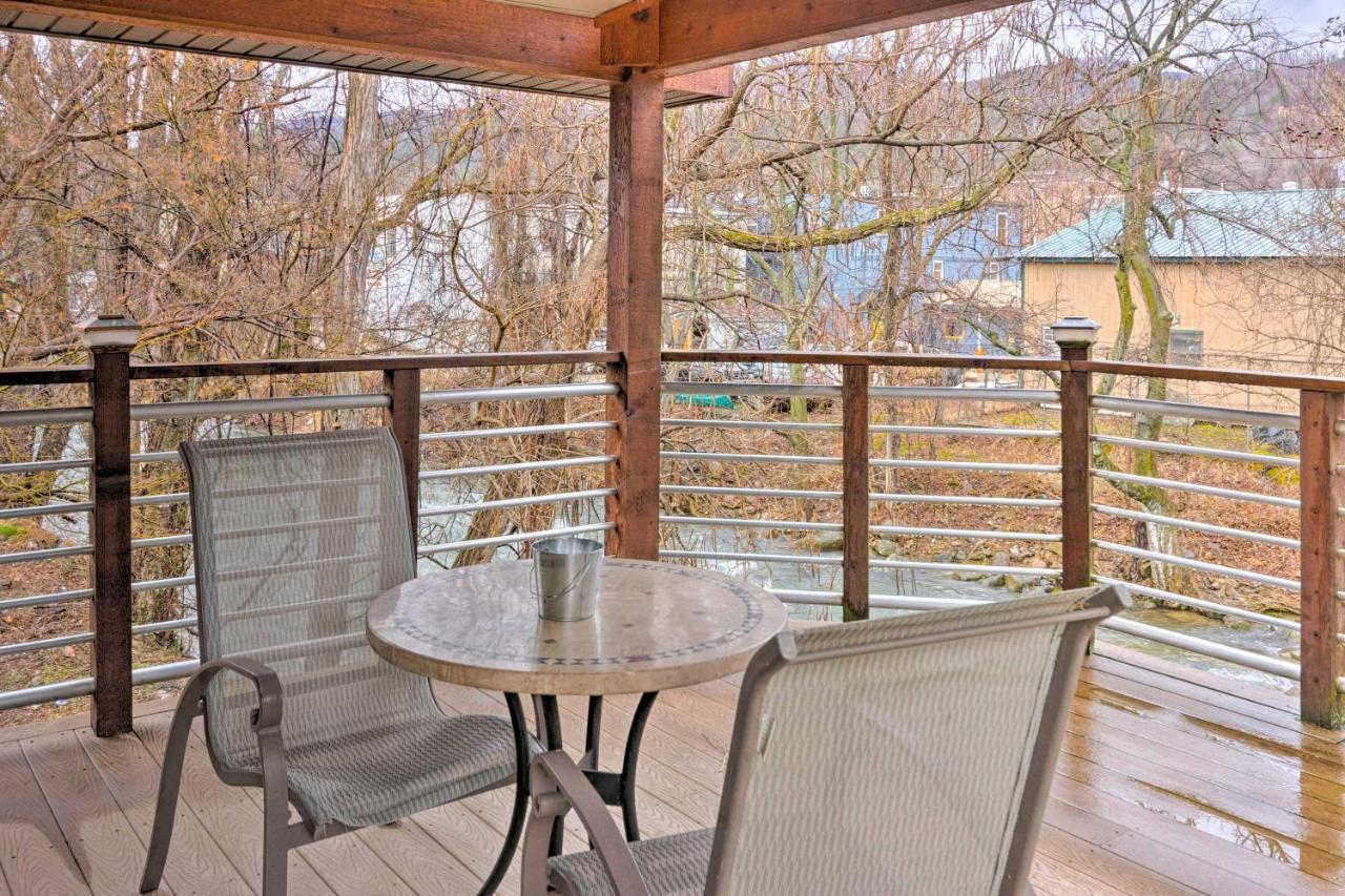 The Boat House Creekside Getaway In Hot Springs! Apartment Bagian luar foto